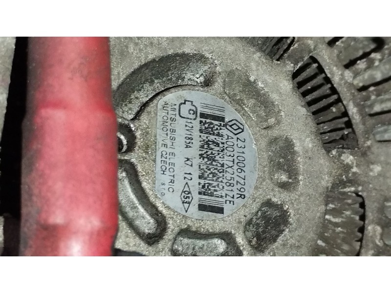Recambio de alternador para fiat talento furgoneta (296_) 1.6 d referencia OEM IAM 231006729R A003TX2581ZE 