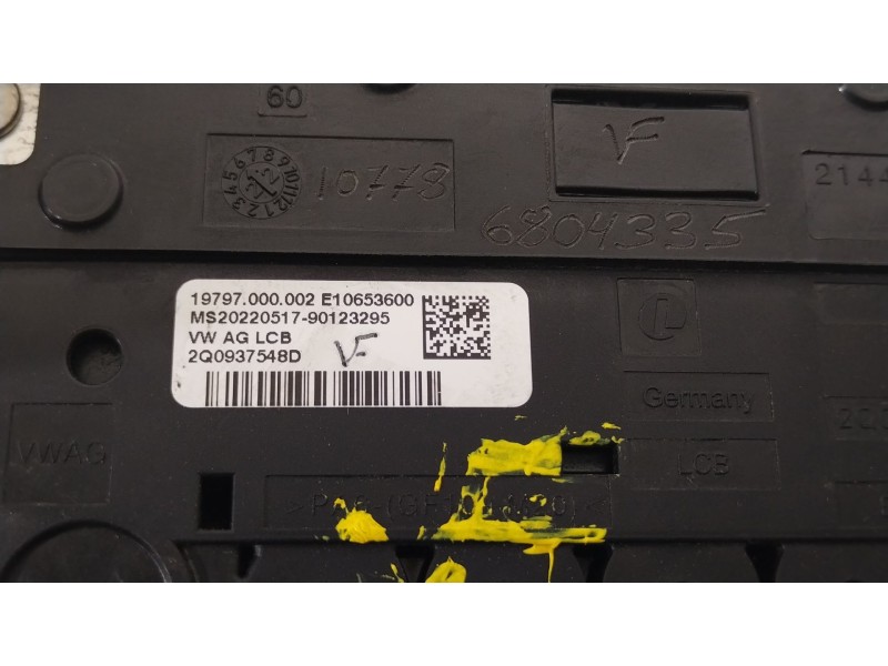 Recambio de caja reles / fusibles para seat ibiza (kj1) fr referencia OEM IAM 2Q0937548D  