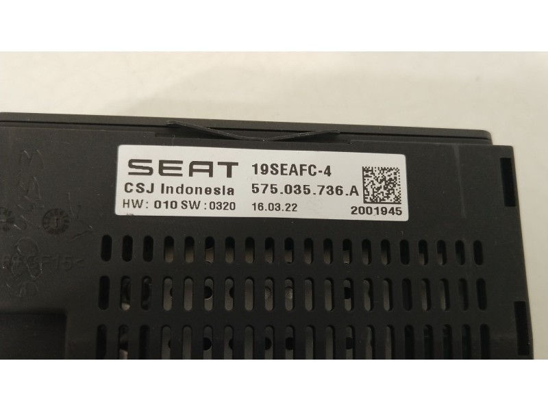Recambio de modulo electronico para seat ibiza (kj1) fr referencia OEM IAM 575035736  
