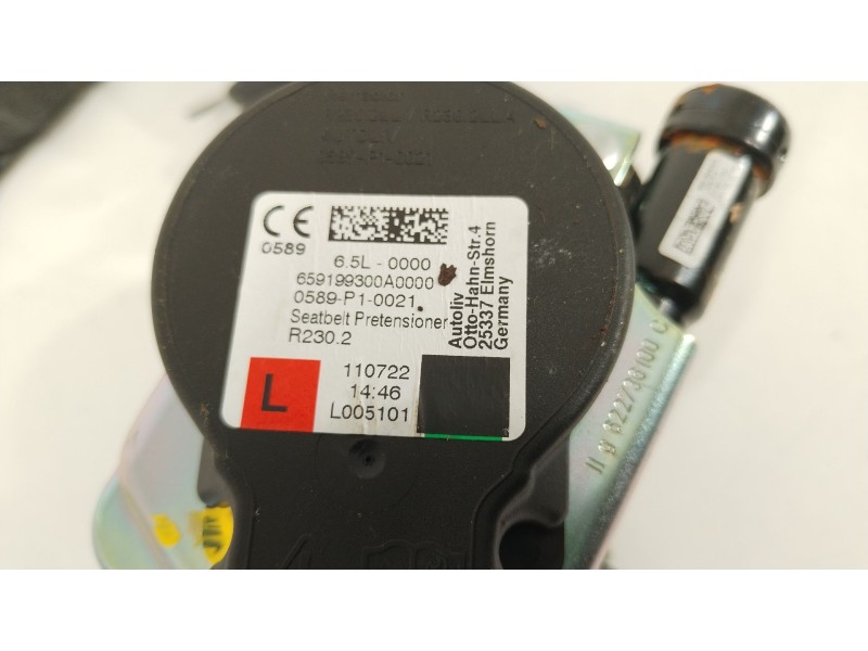 Recambio de cinturon seguridad delantero izquierdo para seat ibiza (kj1) fr referencia OEM IAM 6F0857705D 6F0857705DRAA 