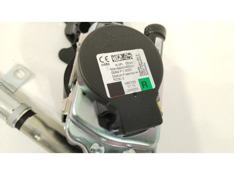 Recambio de cinturon seguridad delantero derecho para seat ibiza (kj1) fr referencia OEM IAM 6F0857706D 6F0857706DRAA 