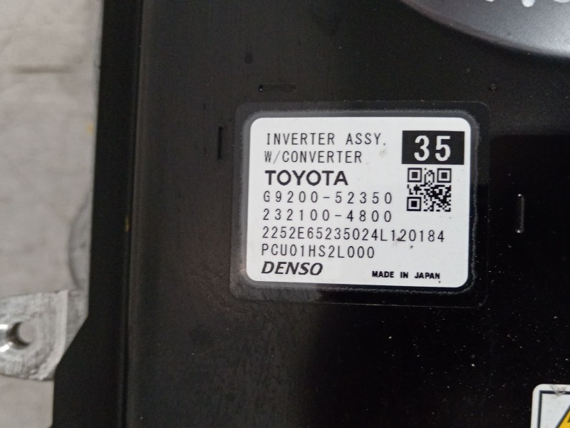 Recambio de convertidor potencia para toyota yaris (_p21_, _pa1_, _ph1_) 1.5 hybrid (mxph11) referencia OEM IAM G920052350  