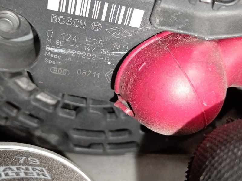 Recambio de alternador para nissan qashqai i (j10, nj10) 1.5 dci referencia OEM IAM 8200728292D 0124525140 