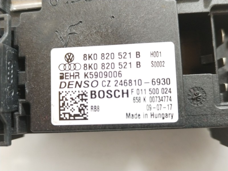 Recambio de ventilador calefaccion para audi a4 b8 (8k2) 2.0 tdi referencia OEM IAM 8K1820021C 8K0820521B 
