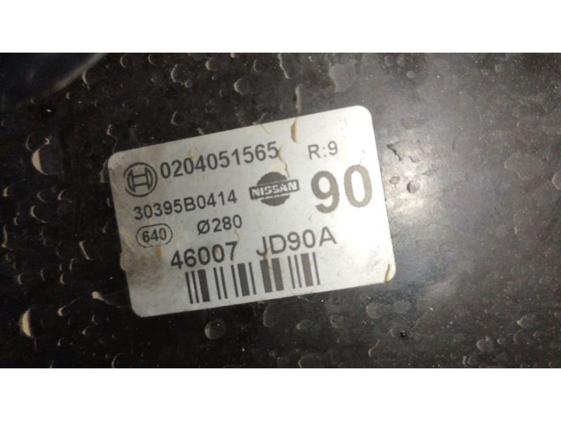 Recambio de servofreno para nissan qashqai i (j10, nj10) 1.5 dci referencia OEM IAM 46007JD90A 0204051565 30395B0414