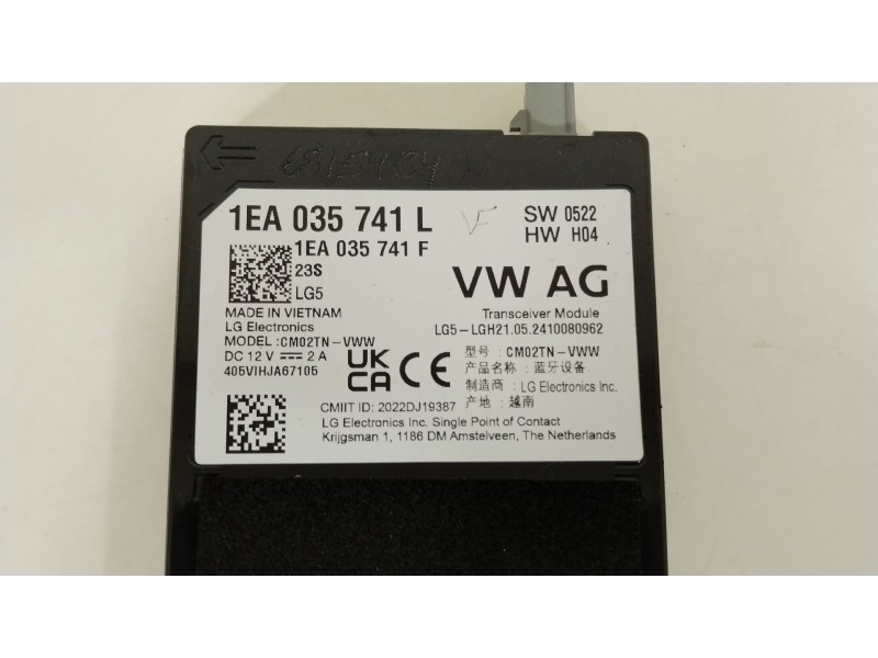 Recambio de modulo electronico para cupra tavascan tavascan referencia OEM IAM 1EA035741L 1EA035741F 