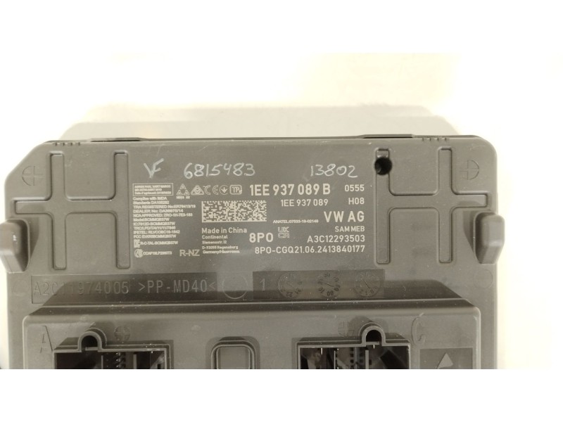 Recambio de modulo electronico para cupra tavascan tavascan referencia OEM IAM 1EE937089B  
