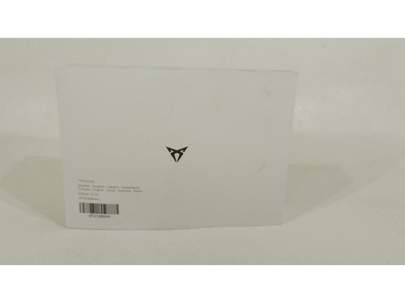 Recambio de libro instrucciones para cupra tavascan tavascan referencia OEM IAM 5FL012884AA 00F00350 