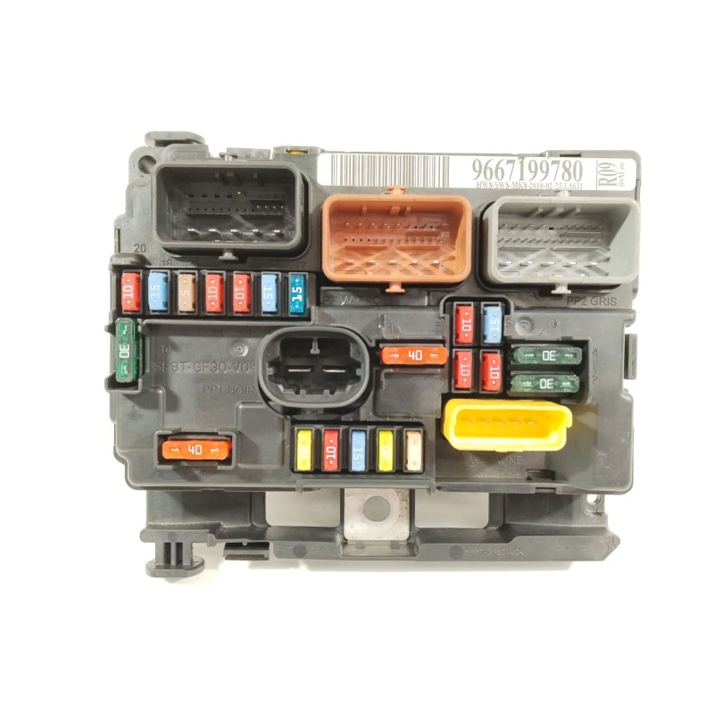 Recambio de caja reles / fusibles para peugeot 207 furgoneta/hatchback (wa_, wc_) 1.4 hdi referencia OEM IAM 9667199780  