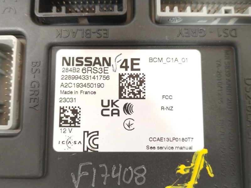 Recambio de modulo electronico para nissan qashqai iii (j12) 1.3 dig-t referencia OEM IAM 284B26RS3E A2C193450190 