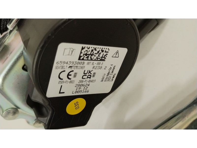 Recambio de cinturon seguridad delantero izquierdo para cupra tavascan tavascan referencia OEM IAM 5FL857705A 5FL857705ARAA 11H8