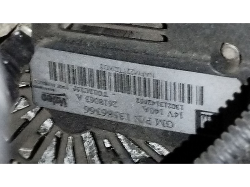 Recambio de alternador para opel zafira tourer c (p12) 1.6 cdti (75) referencia OEM IAM 13586366  
