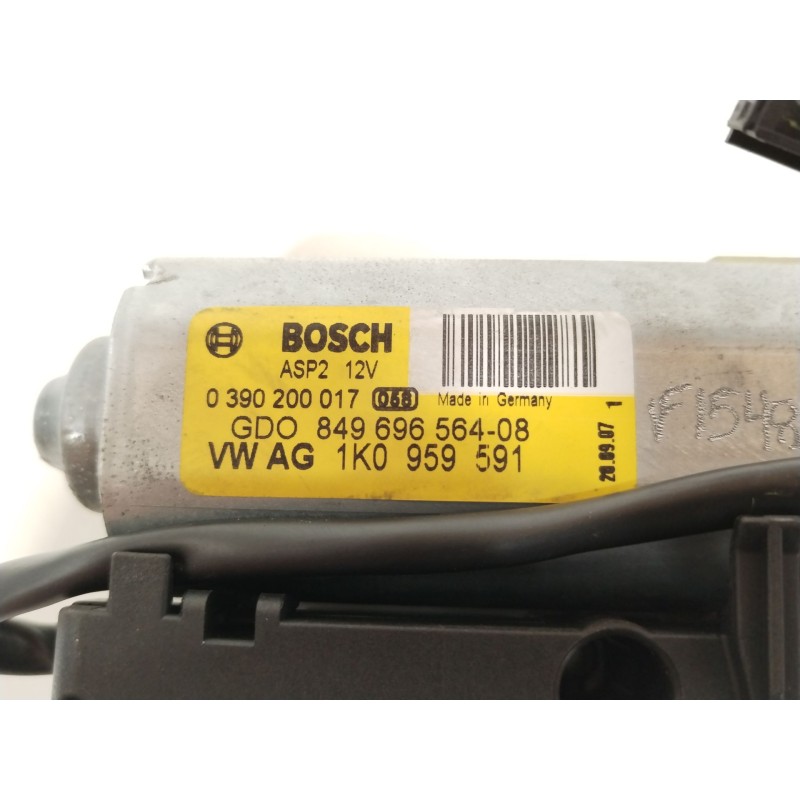 Recambio de motor techo electrico para seat leon (1p1) 2.0 tdi 16v referencia OEM IAM 1K0959591 0390200017 