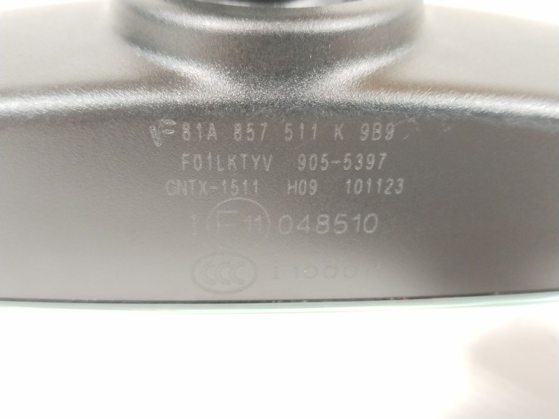 Recambio de espejo interior para audi q3 (f3b) 35 tdi referencia OEM IAM 81A857511K9B9 81A857511K 