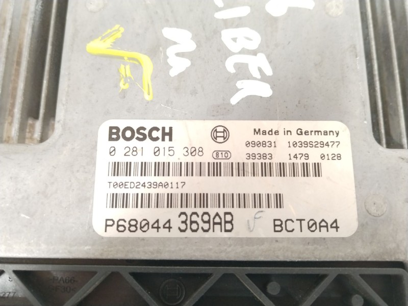 Recambio de centralita motor uce para dodge caliber 2.0 crd referencia OEM IAM 68044369AB 0281015308 P68044369AB