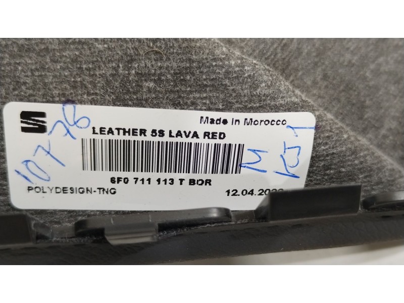 Recambio de pomo palanca cambio para seat ibiza (kj1) fr referencia OEM IAM 6F0711113T  