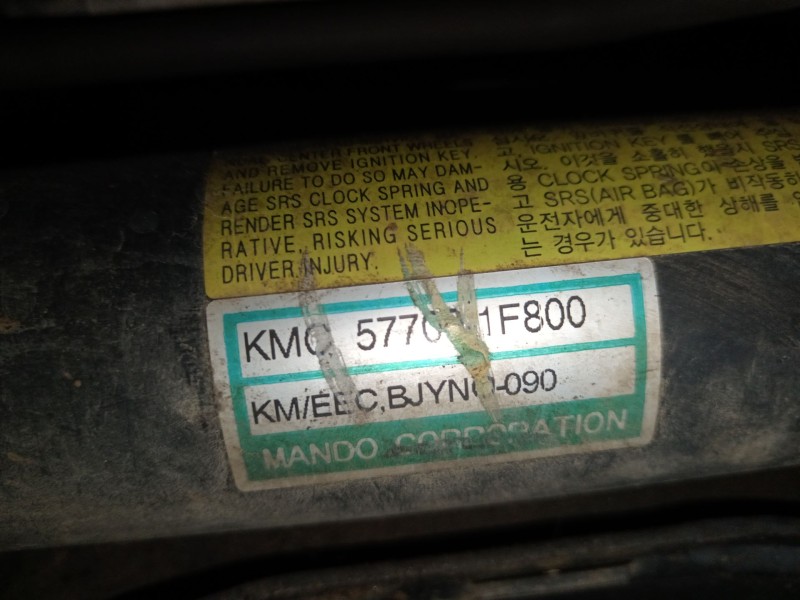 Recambio de cremallera direccion para hyundai tucson (jm) 2.0 referencia OEM IAM 577001F800  