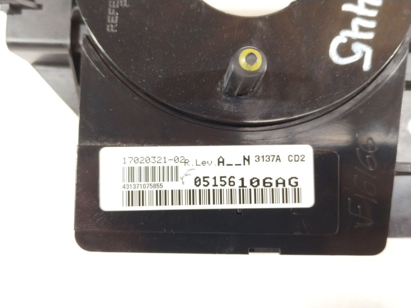 Recambio de anillo airbag para dodge caliber 2.0 crd referencia OEM IAM 05156106AG 17020321 