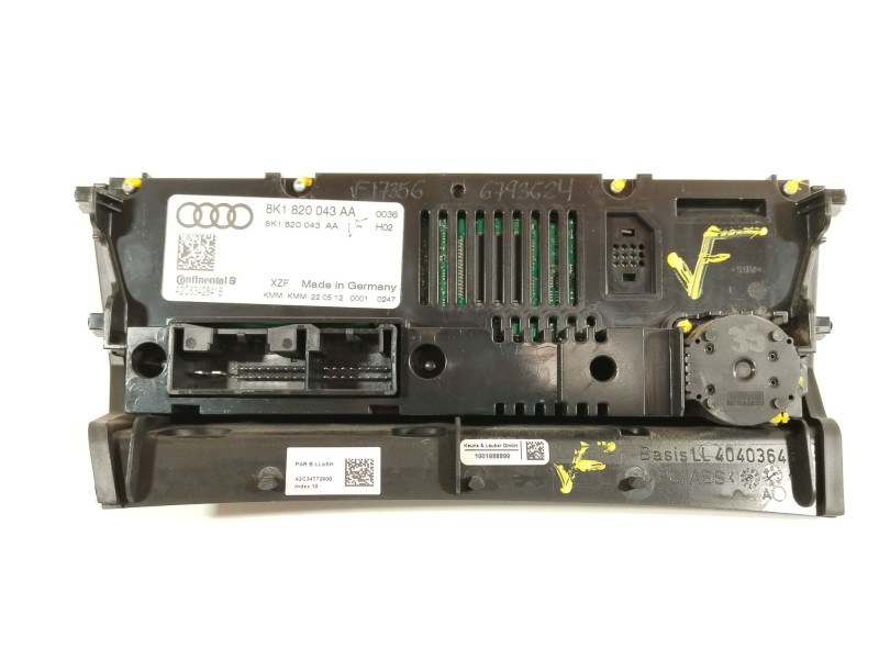 Recambio de mando climatizador para audi a4 b8 (8k2) 2.0 tdi referencia OEM IAM 8K1820043AA A2C53428415 