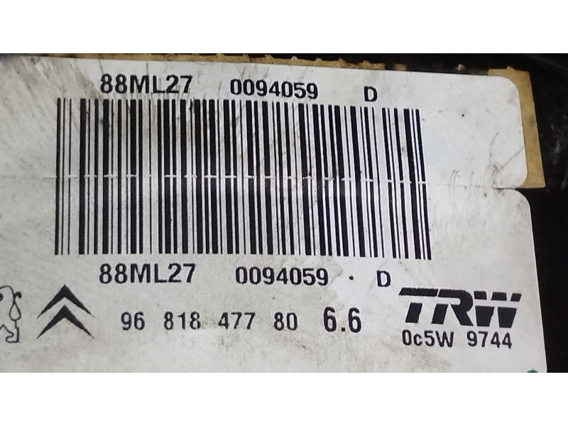 Recambio de servofreno para citroën c3 picasso (sh_) 1.6 hdi referencia OEM IAM 9681847780  