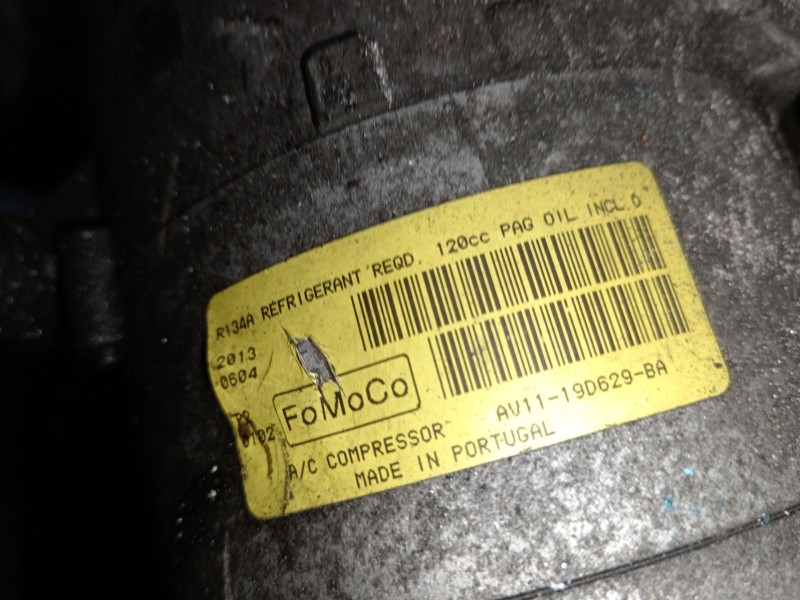 Recambio de compresor aire acondicionado para ford focus iii 1.6 tdci referencia OEM IAM AV1119D629BA  