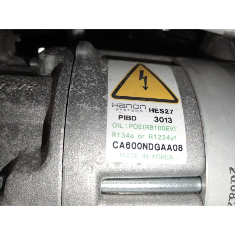 Recambio de compresor aire acondicionado para kia niro (de) 1.6 gdi hybrid referencia OEM IAM CA600NDGAA08  