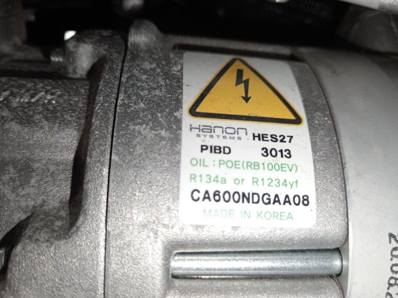 Recambio de compresor aire acondicionado para kia niro (de) 1.6 gdi hybrid referencia OEM IAM CA600NDGAA08  
