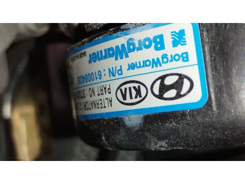 Recambio de alternador para hyundai i10 iii (ac3, ai3) 1.0 mpi referencia OEM IAM 3730007500 61008428 