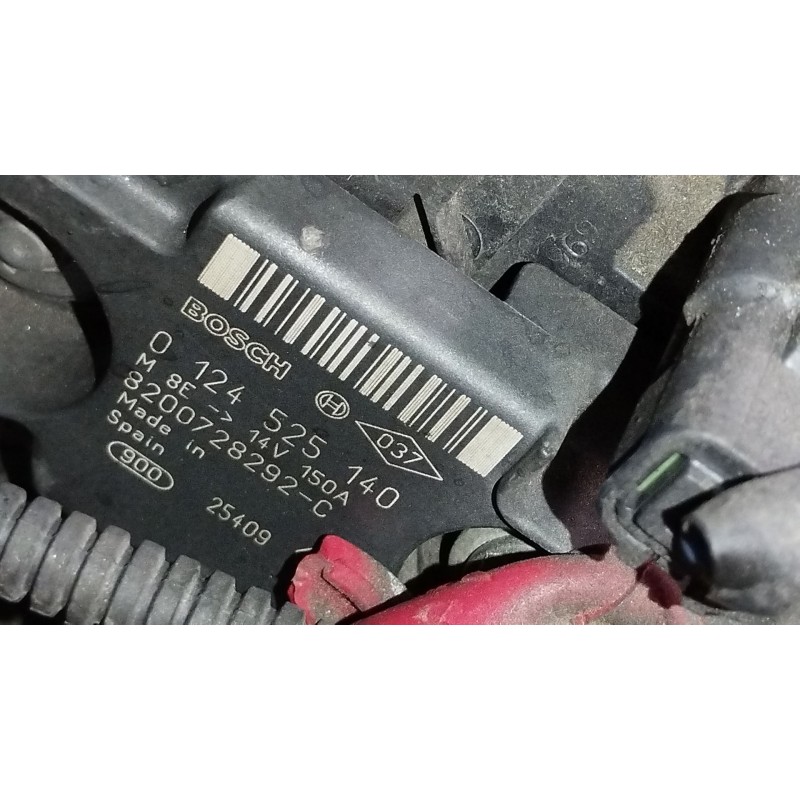 Recambio de alternador para nissan qashqai i (j10, nj10) 1.5 dci referencia OEM IAM 8200728292 0124525140 8200728292C