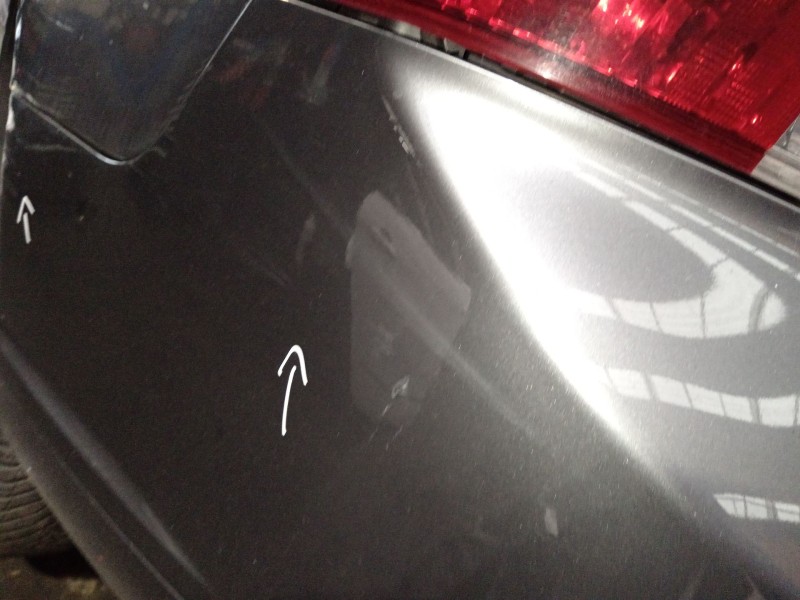 Recambio de paragolpes trasero para volvo s40 ii (544) 1.6 d referencia OEM IAM   