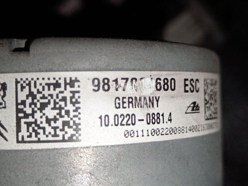 Recambio de abs para peugeot 208 i (ca_, cc_) 1.2 puretech 82 referencia OEM IAM 9817031680 10022008814 