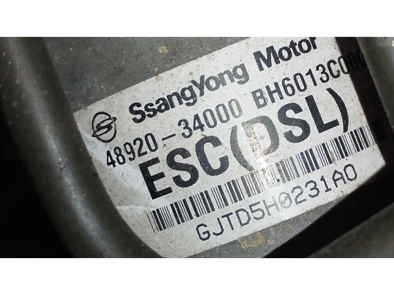 Recambio de abs para ssangyong korando (ck) 2.0 e-xdi referencia OEM IAM 4892034000  