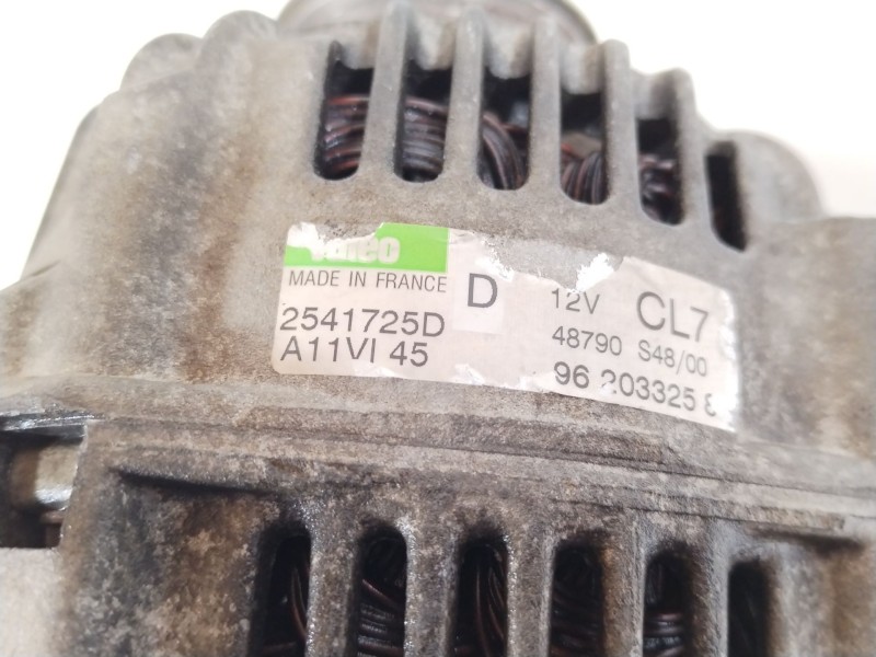 Recambio de alternador para citroën saxo (s0, s1) 1.5 d referencia OEM IAM 9620332580 A11VI45 