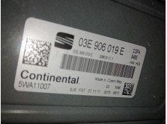 Recambio de centralita motor uce para seat ibiza iv (6j5, 6p1) 1.2 referencia OEM IAM 03E906019E 5WA11007  2