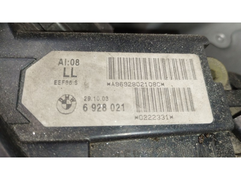 Recambio de faro izquierdo para bmw 5 (e60) 530 d referencia OEM IAM 6928021  