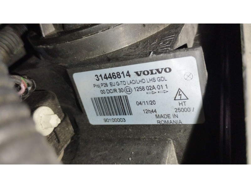 Recambio de faro izquierdo para volvo xc70 i cross country (295) d5 xc awd referencia OEM IAM 31446814 90100003 