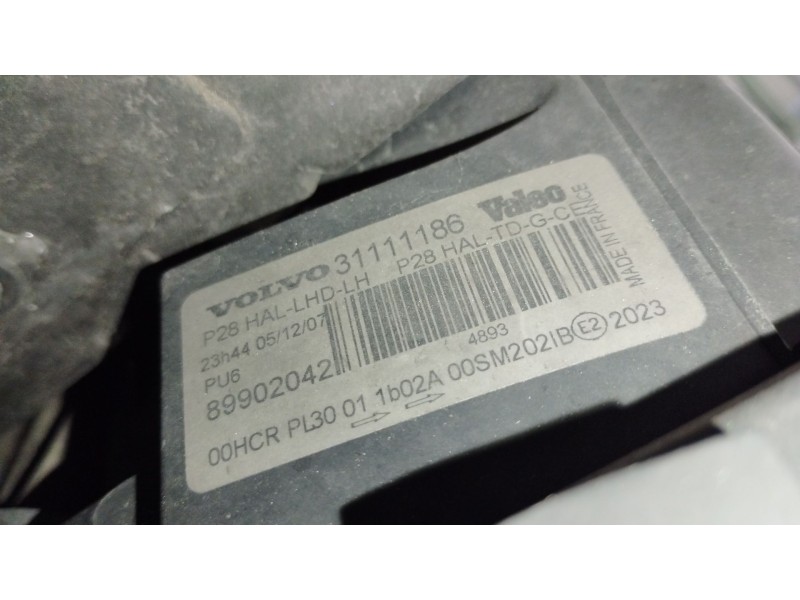 Recambio de faro izquierdo para volvo xc90 i (275) d5 awd referencia OEM IAM 31111186 8992042 