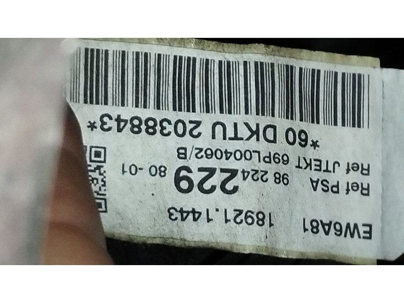 Recambio de cremallera direccion para peugeot 2008 i (cu_) 1.2 thp 110 / puretech 110 referencia OEM IAM 9822422980  
