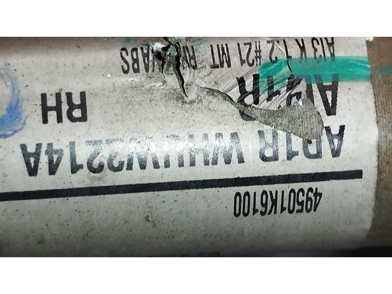 Recambio de transmision delantera derecha para hyundai i10 iii (ac3, ai3) 1.0 mpi referencia OEM IAM 49501K6100  