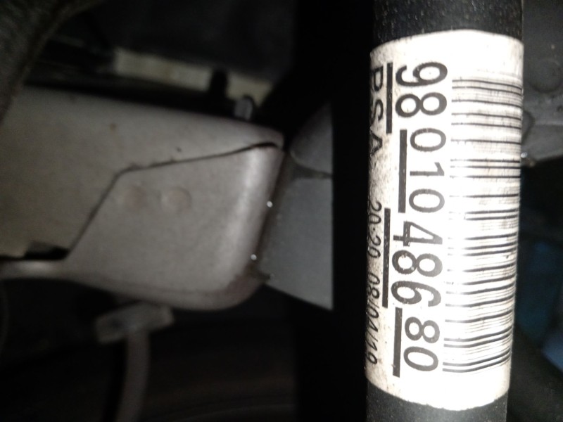 Recambio de transmision delantera derecha para citroën c3 iii (sx) 1.2 thp 110 referencia OEM IAM 9801048680  