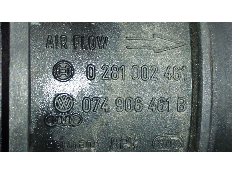 Recambio de caudalimetro para seat altea xl (5p5, 5p8) 2.0 tdi 16v referencia OEM IAM 074906461B 0281002461 
