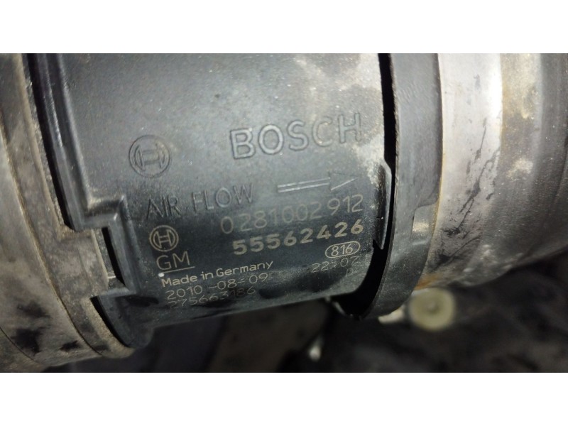 Recambio de caudalimetro para opel astra j (p10) 2.0 cdti (68) referencia OEM IAM 55562426 0281002912 