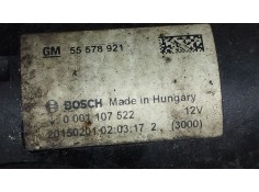 Recambio de motor arranque para opel astra j sports tourer (p10) 1.4 turbo (35) referencia OEM IAM 55578921 0001107522  2