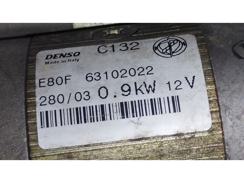 Recambio de motor arranque para lancia ypsilon (843_) 1.2 (843.axb1a) referencia OEM IAM 63102022  