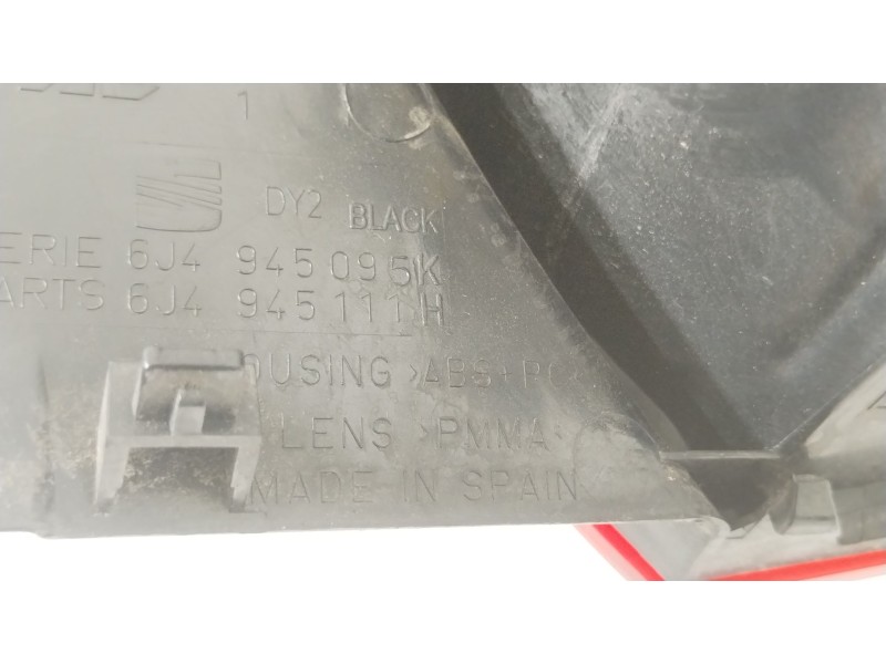 Recambio de piloto trasero izquierdo para seat ibiza iv (6j5, 6p1) 1.2 tsi referencia OEM IAM 6J4945095K 6J4945111H 