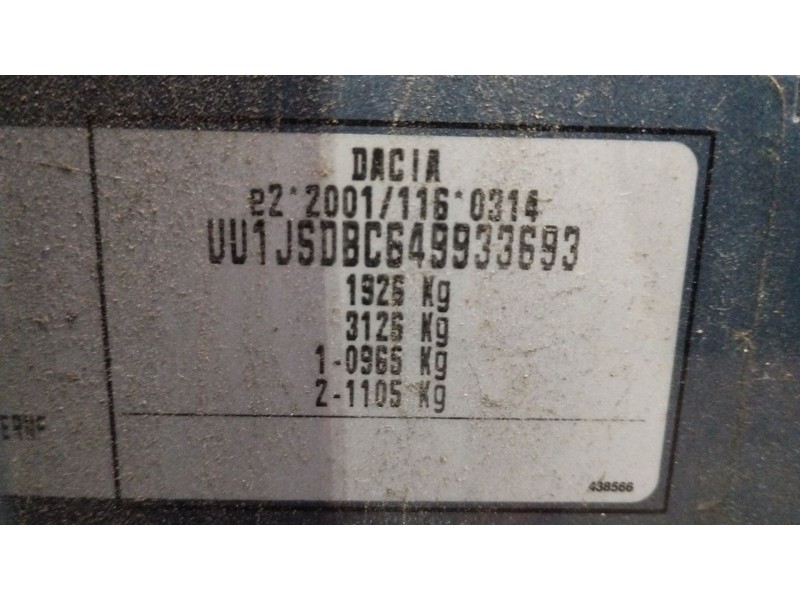 Recambio de motor completo para dacia lodgy (js_) 1.5 dci referencia OEM IAM K9K846 K9K846 