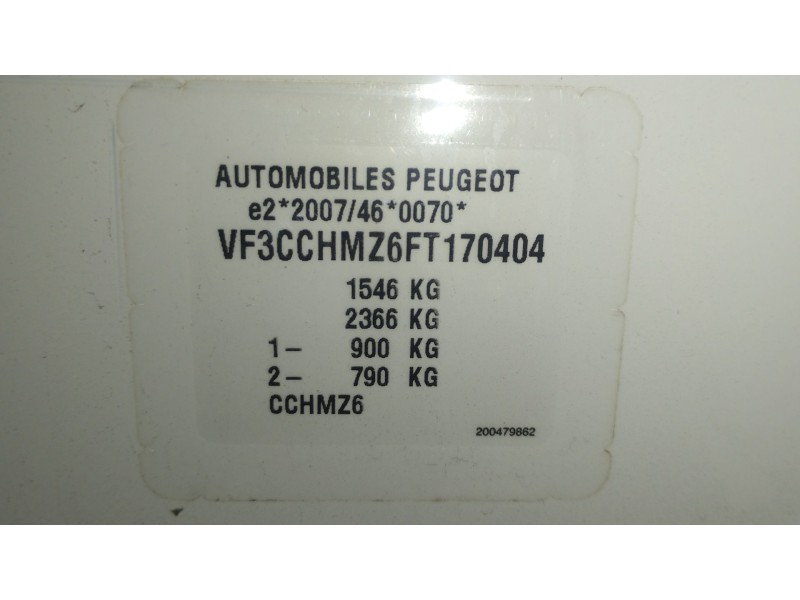 Recambio de motor completo para peugeot 208 i (ca_, cc_) 1.2 puretech 82 referencia OEM IAM HMZ  