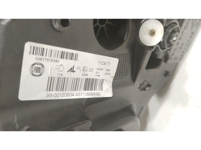 Recambio de faro izquierdo para fiat bravo ii (198_) 1.9 d multijet (198axb1a) referencia OEM IAM 51757538 00517575380 