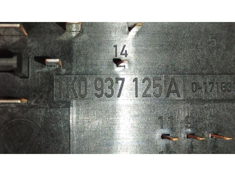 Recambio de caja reles / fusibles para seat toledo iii (5p2) 2.0 tdi referencia OEM IAM 1K0937125A  