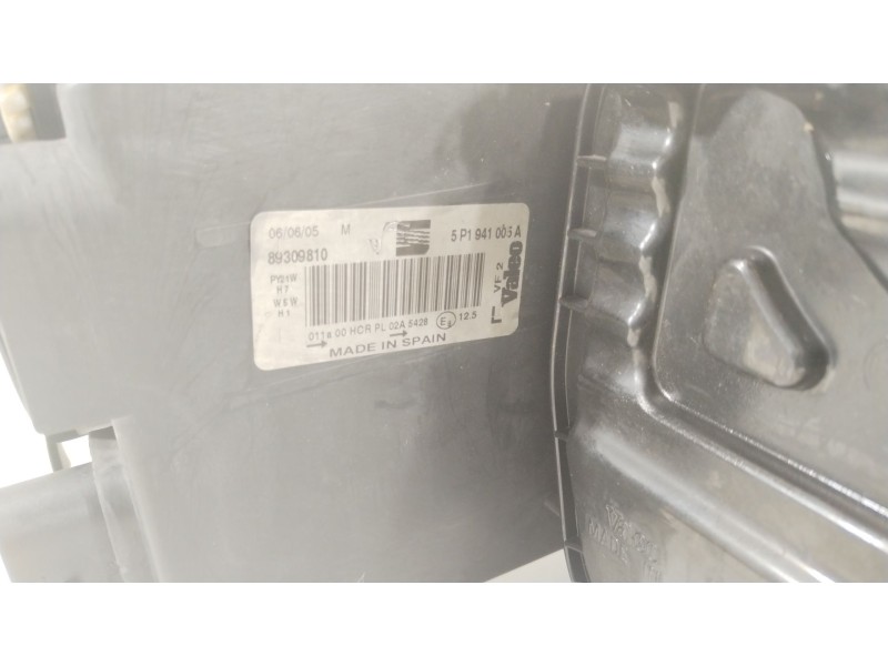 Recambio de faro izquierdo para seat toledo iii (5p2) 1.9 tdi referencia OEM IAM 5P1941005A 89309810 